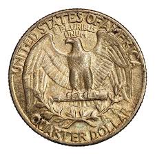 1955 Washington quarter planchet lamination error showing peeling silver layer on coin surface